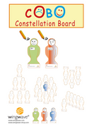Constellation Board: mögliche Aufstellungsarten der Männchen. Die Ausfstellung kann habtisch durchgeführt werden