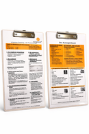 Klemmbrett mit wingwave-Coaching Ablauf