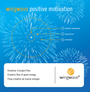 blaues Cd Cover: wingwave positive motivation-kreativer Energie -Flow